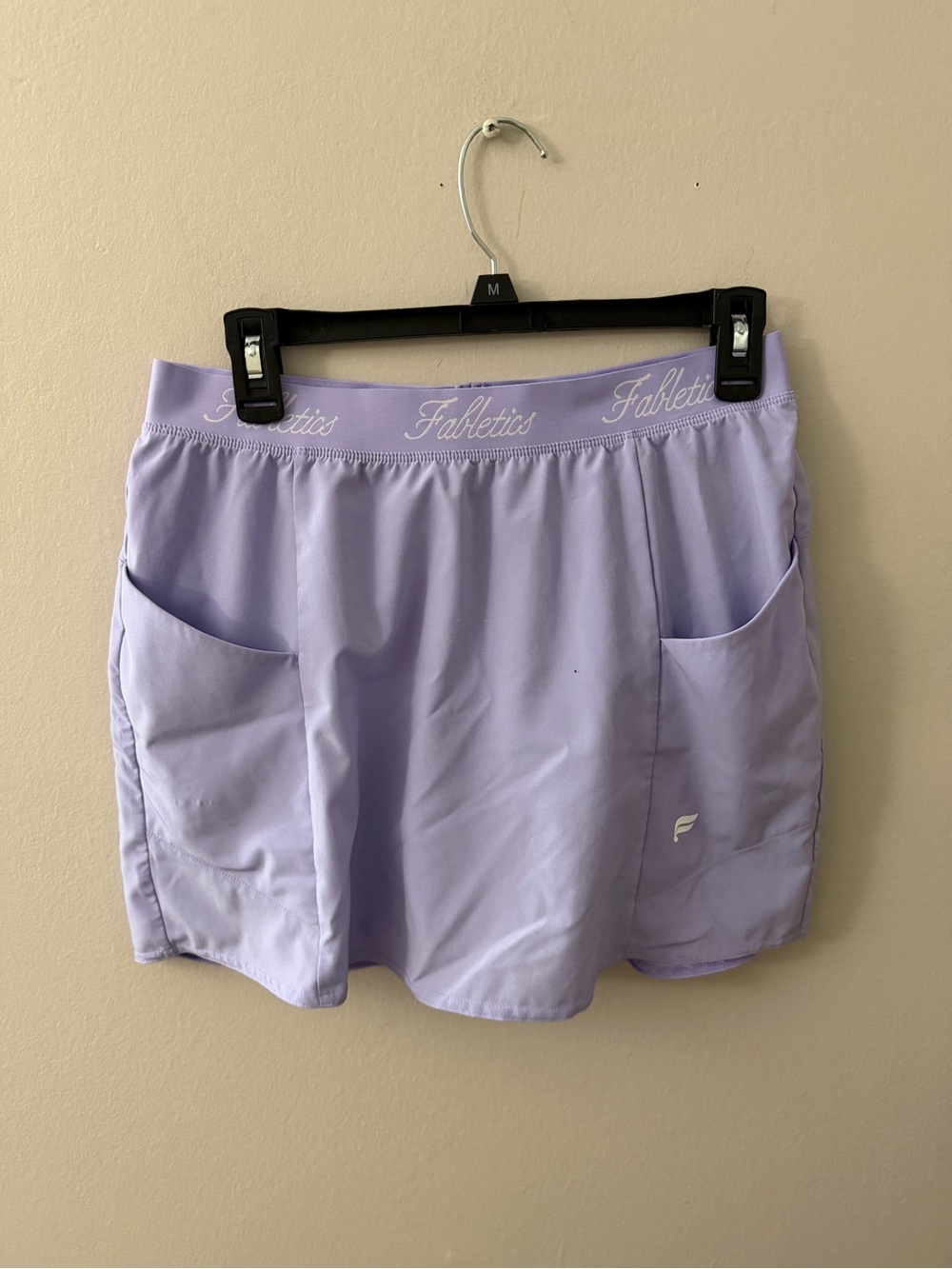 Fabletics Lavender Active Tennis Skort with Side Pockets